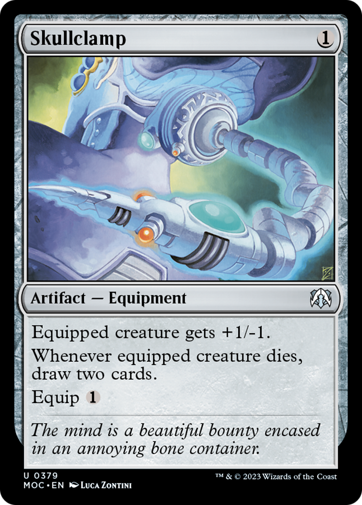 Skullclamp [March of the Machine Commander] | Boutique FDB TCG