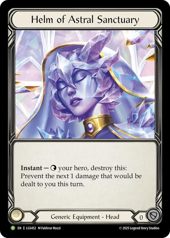 Helm Of Astral Sanctuary [LGS452] (Promo)  Cold Foil | Boutique FDB TCG