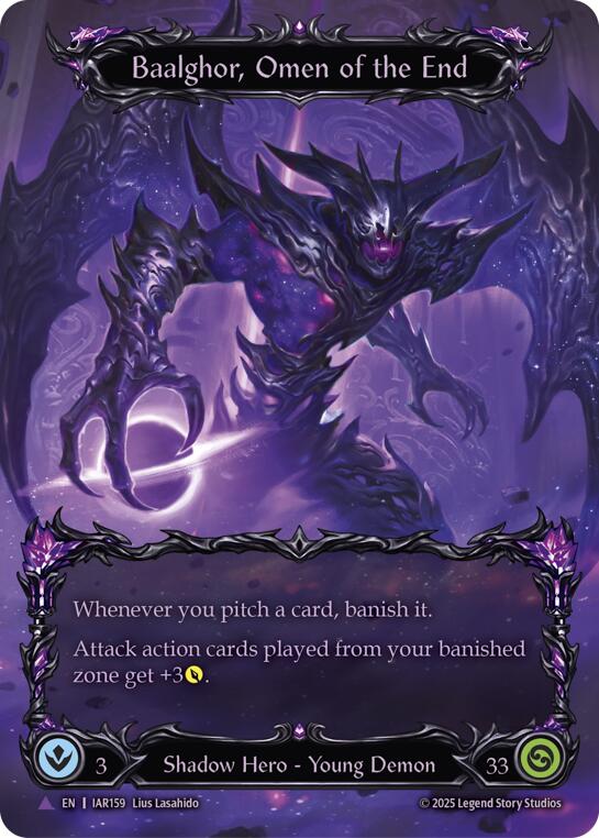 Baalghor, Omen of the End (Marvel) [IAR159-MV] (Omens of the Third Age)  Cold Foil | Boutique FDB TCG