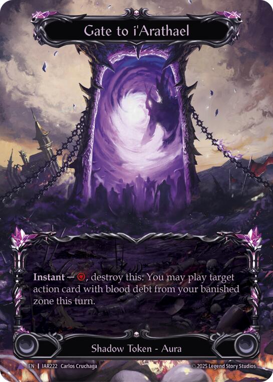 Gate to i'Arathael (Marvel) [IAR222-MV] (Omens of the Third Age)  Cold Foil | Boutique FDB TCG