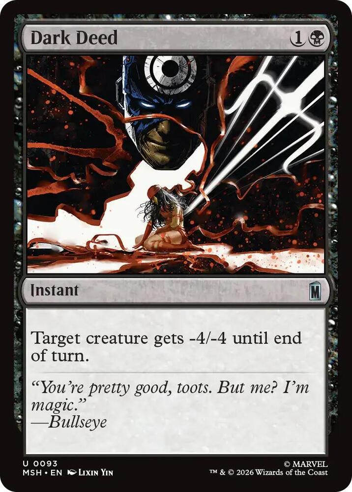 Dark Deed (93) [Marvel Super Heroes] | Boutique FDB TCG