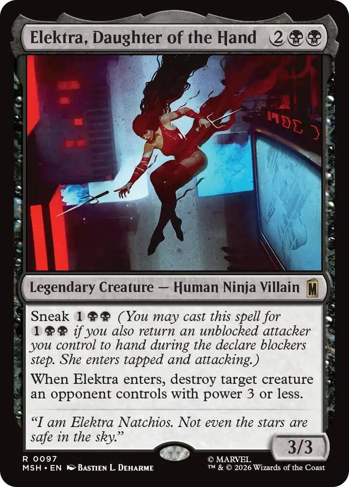 Elektra, Daughter of the Hand (97) [Marvel Super Heroes] | Boutique FDB TCG