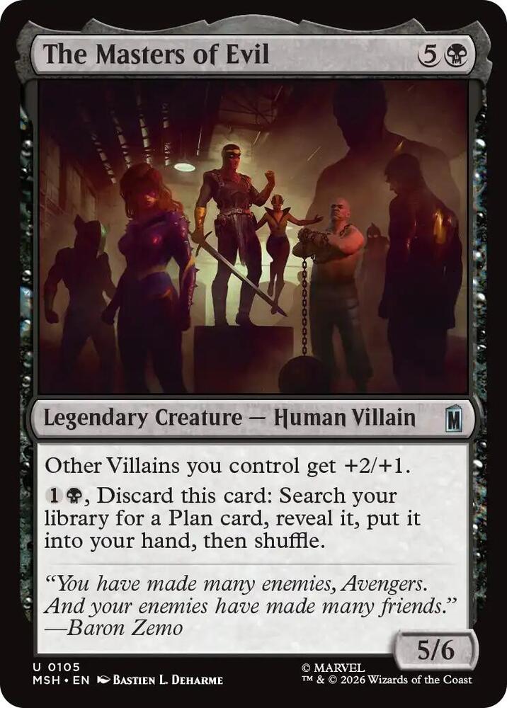 The Masters of Evil (105) [Marvel Super Heroes] | Boutique FDB TCG