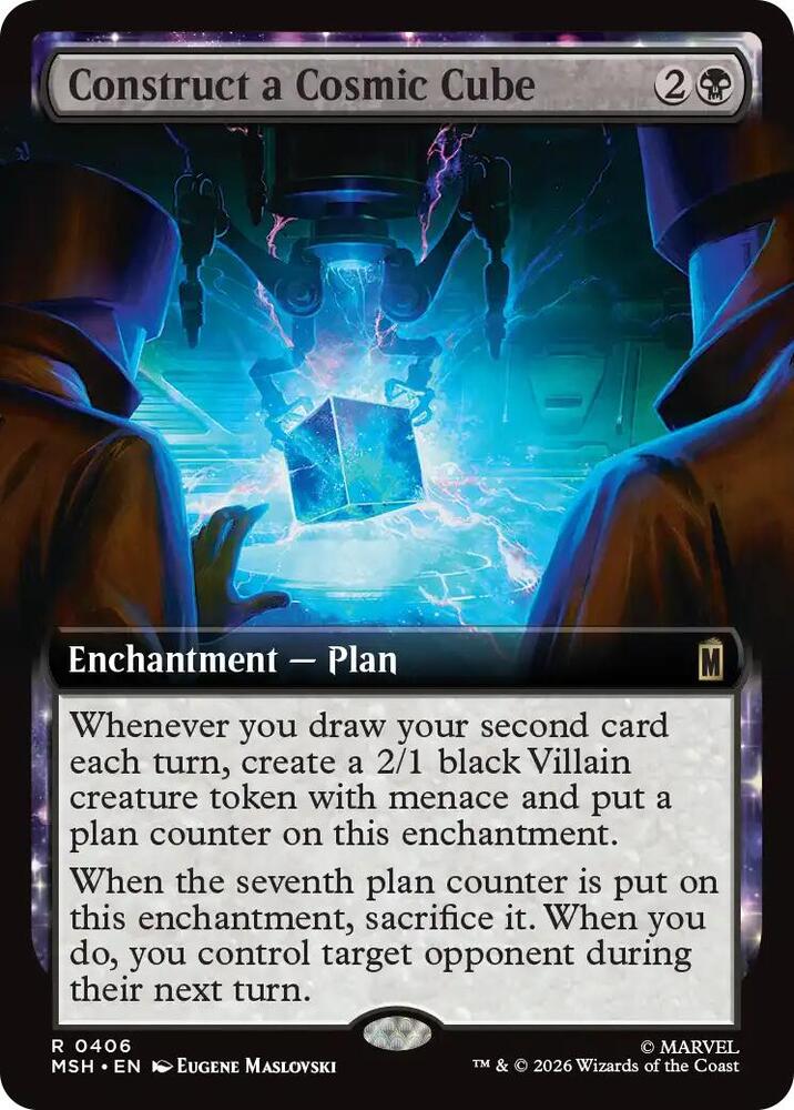 Construct a Cosmic Cube (Extended Art) (406) [Marvel Super Heroes] | Boutique FDB TCG