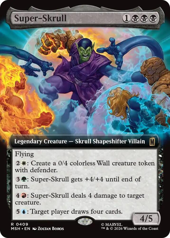 Super-Skrull (Extended Art) (409) [Marvel Super Heroes] | Boutique FDB TCG
