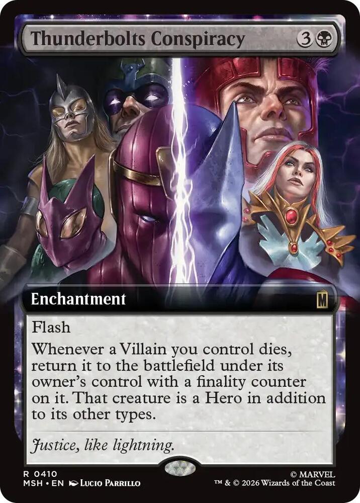 Thunderbolts Conspiracy (Extended Art) (410) [Marvel Super Heroes] | Boutique FDB TCG