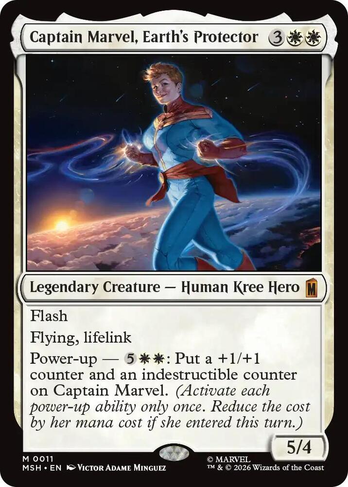 Captain Marvel, Earth's Protector (11) [Marvel Super Heroes] | Boutique FDB TCG
