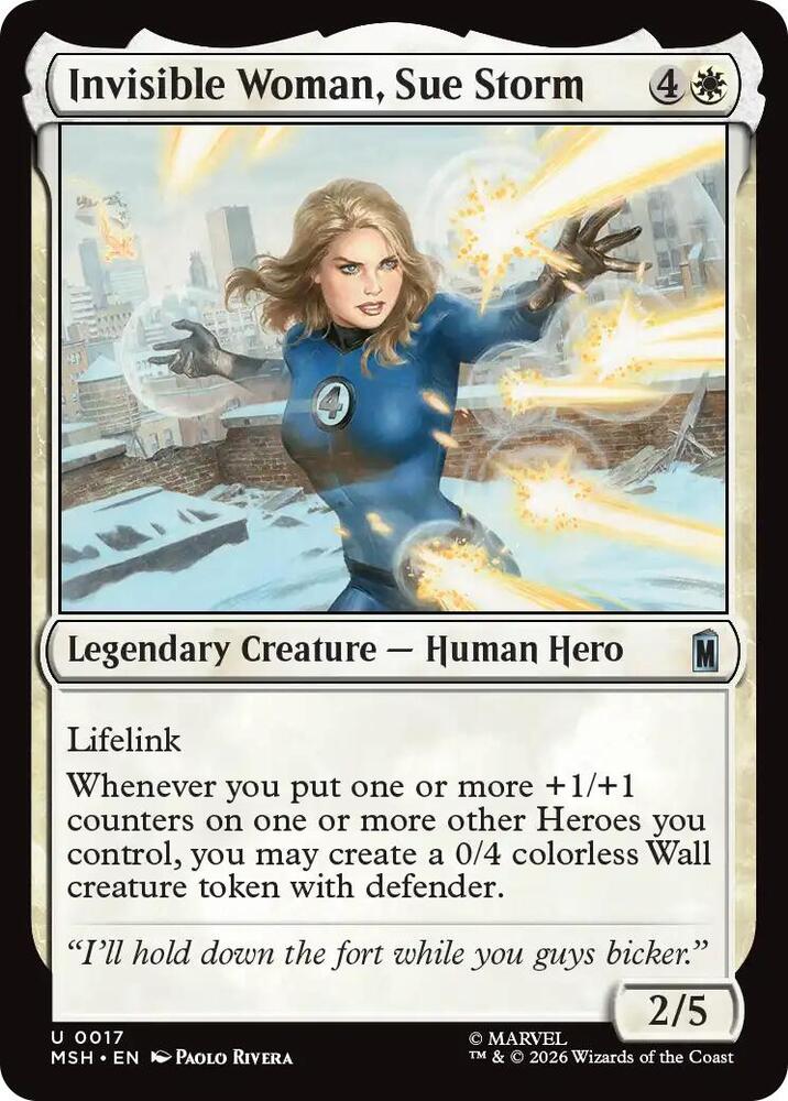 Invisible Woman, Sue Storm (17) [Marvel Super Heroes] | Boutique FDB TCG