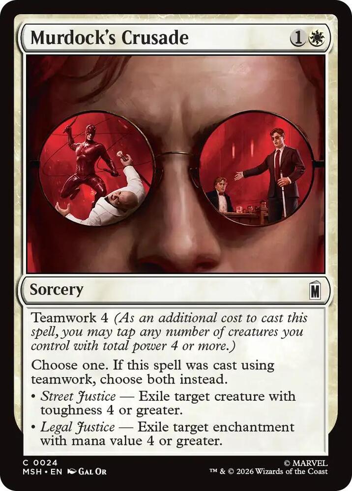 Murdock's Crusade (24) [Marvel Super Heroes] | Boutique FDB TCG