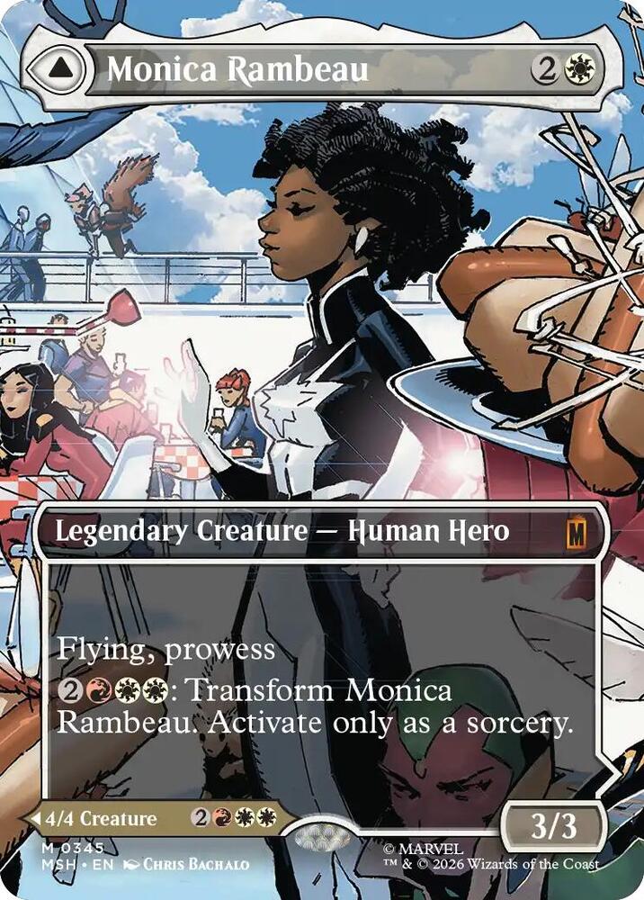 Monica Rambeau (Borderless) (0345) [Marvel Super Heroes] | Boutique FDB TCG