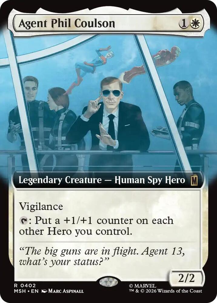 Agent Phil Coulson (Extended Art) (402) [Marvel Super Heroes] | Boutique FDB TCG