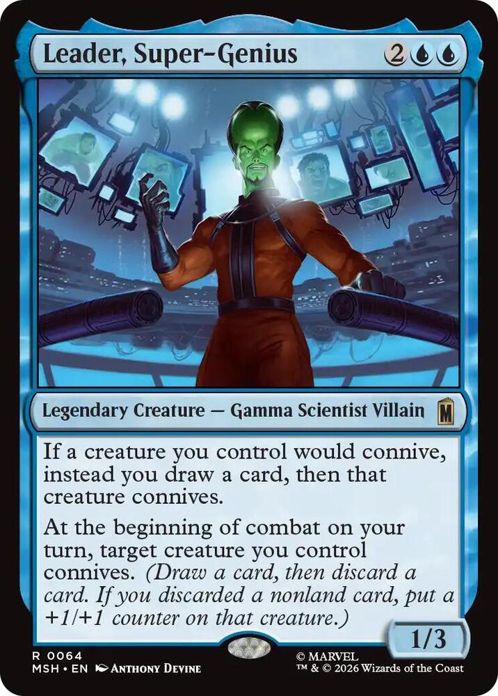 Leader, Super-Genius (64) [Marvel Super Heroes] | Boutique FDB TCG