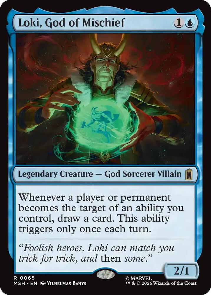 Loki, God of Mischief (65) [Marvel Super Heroes] | Boutique FDB TCG