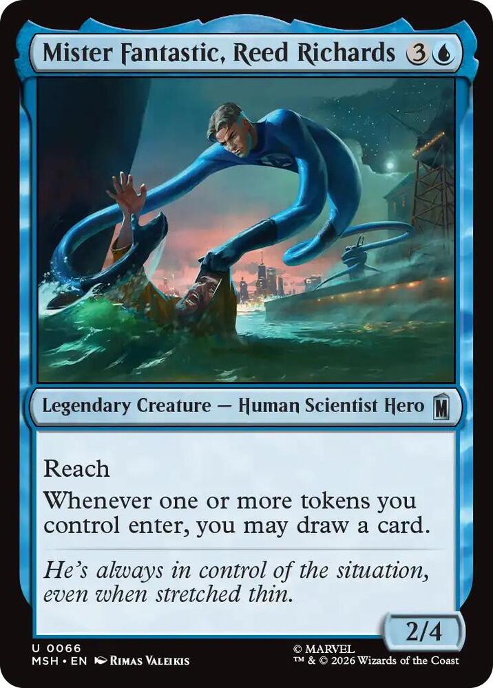 Mister Fantastic, Reed Richards (66) [Marvel Super Heroes] | Boutique FDB TCG