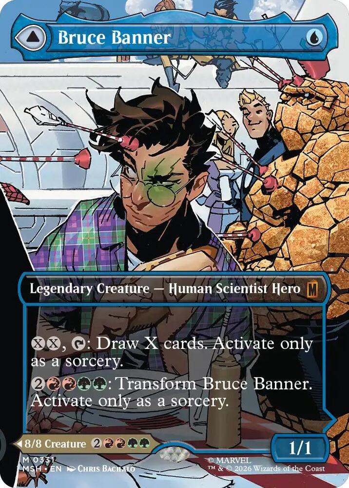 Bruce Banner (Borderless) (0331) [Marvel Super Heroes] | Boutique FDB TCG