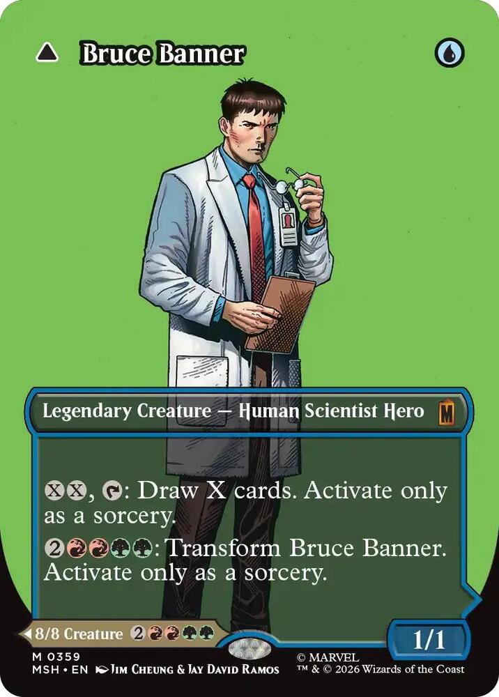 Bruce Banner (Borderless) (0359) [Marvel Super Heroes] | Boutique FDB TCG