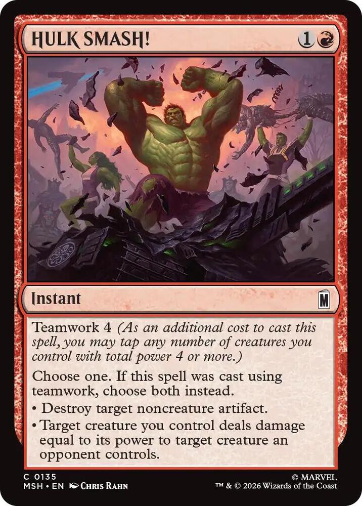 HULK SMASH! (135) [Marvel Super Heroes] | Boutique FDB TCG