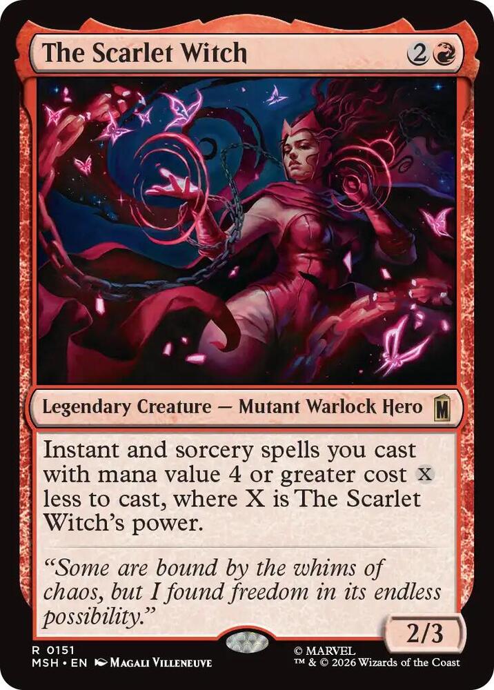 The Scarlet Witch (151) [Marvel Super Heroes] | Boutique FDB TCG