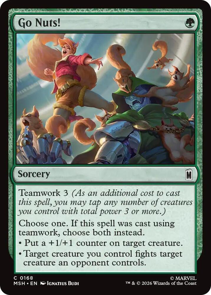 Go Nuts! (168) [Marvel Super Heroes] | Boutique FDB TCG