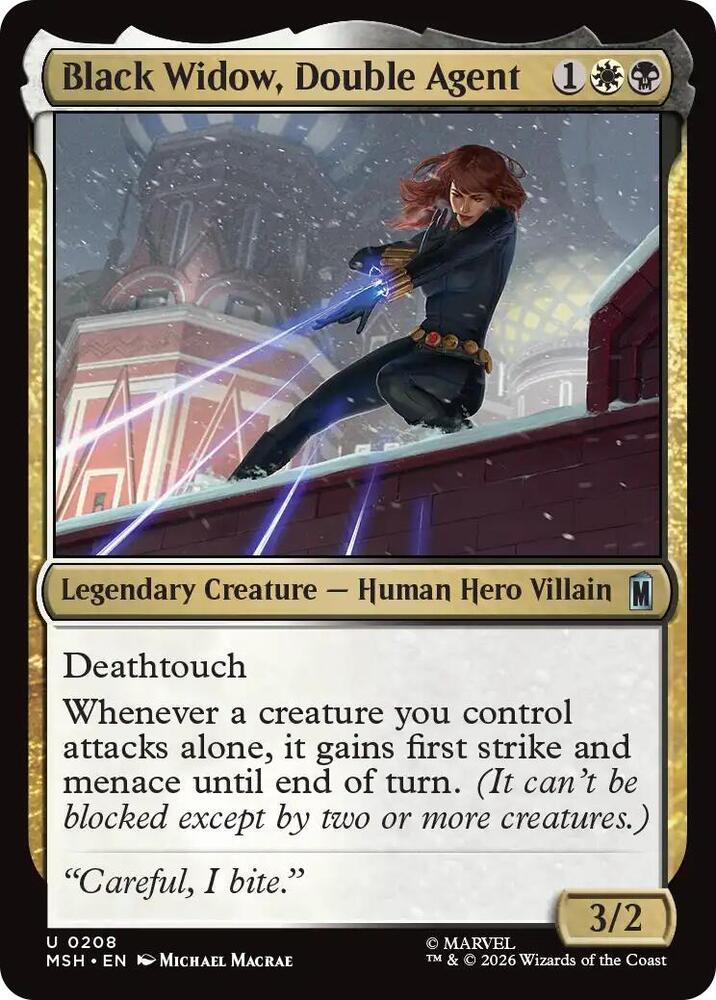 Black Widow, Double Agent (208) [Marvel Super Heroes] | Boutique FDB TCG