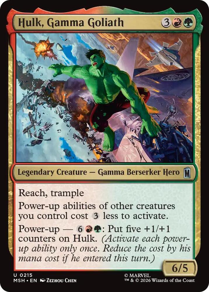 Hulk, Gamma Goliath (215) [Marvel Super Heroes] | Boutique FDB TCG