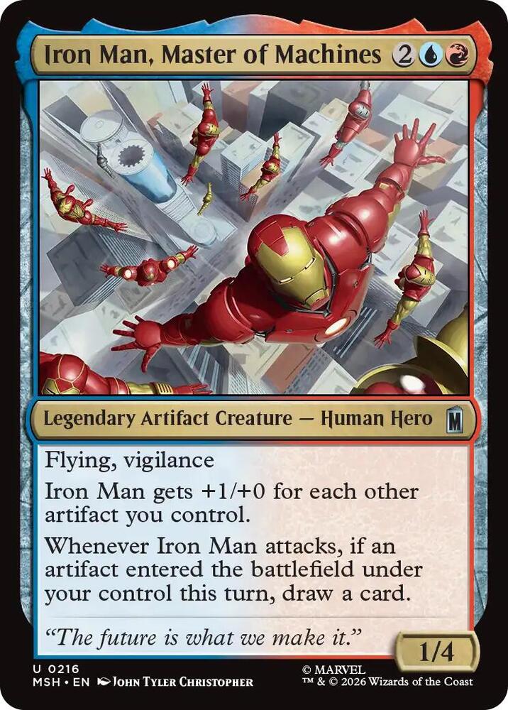 Iron Man, Master of Machines (216) [Marvel Super Heroes] | Boutique FDB TCG