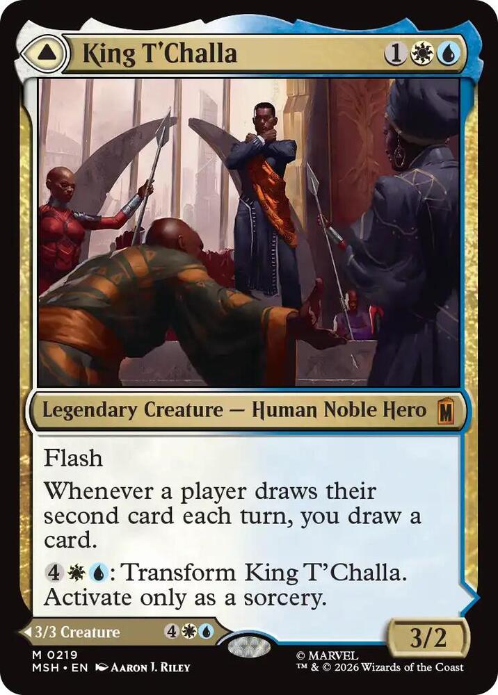 King T'Challa (219) [Marvel Super Heroes] | Boutique FDB TCG