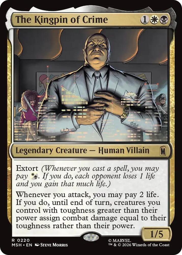 The Kingpin of Crime (220) [Marvel Super Heroes] | Boutique FDB TCG