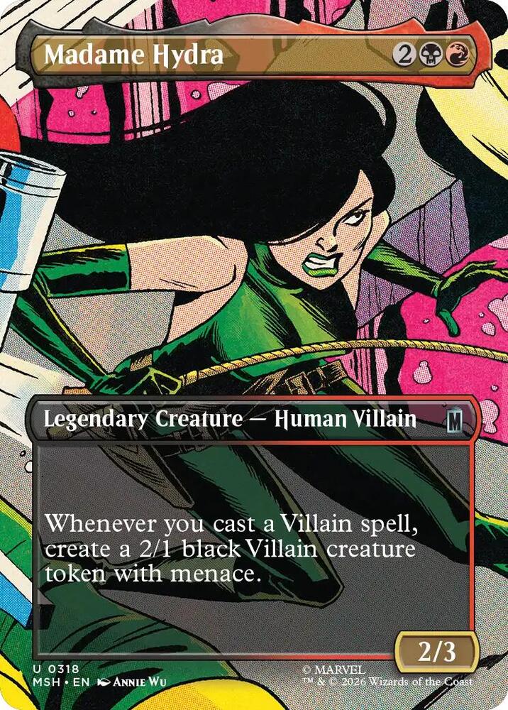 Madame Hydra (Borderless) (318) [Marvel Super Heroes] | Boutique FDB TCG