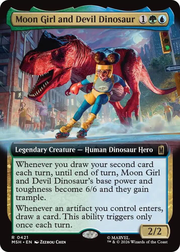 Moon Girl and Devil Dinosaur (Extended Art) (421) [Marvel Super Heroes] | Boutique FDB TCG