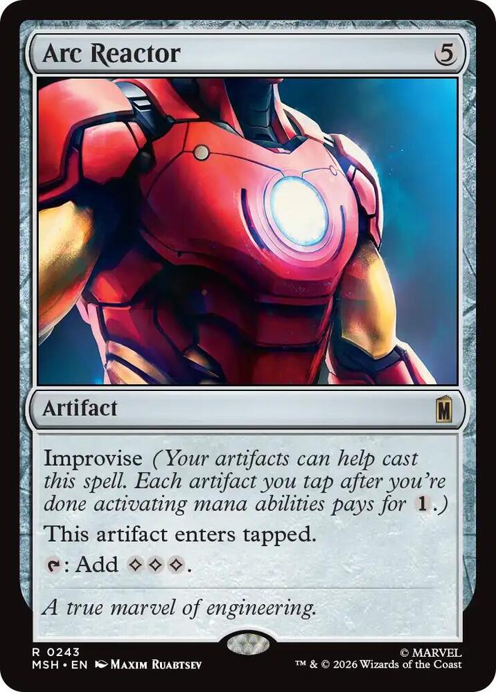 Arc Reactor (243) [Marvel Super Heroes] | Boutique FDB TCG