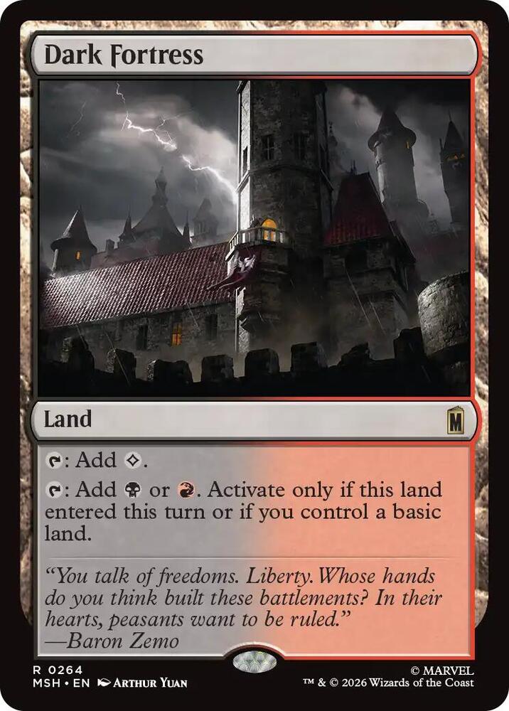 Dark Fortress (264) [Marvel Super Heroes] | Boutique FDB TCG