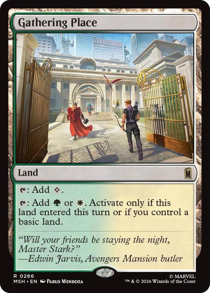 Gathering Place (266) [Marvel Super Heroes] | Boutique FDB TCG