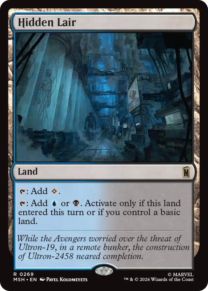 Hidden Lair (269) [Marvel Super Heroes] | Boutique FDB TCG
