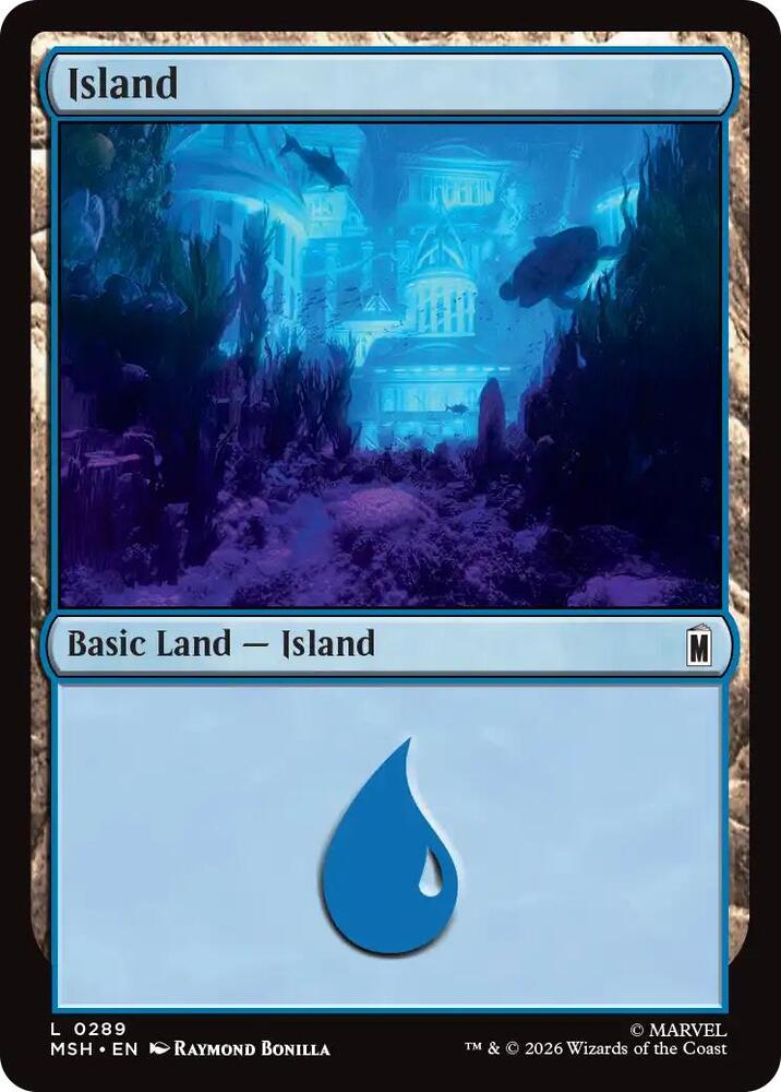 Island (0289) [Marvel Super Heroes] | Boutique FDB TCG