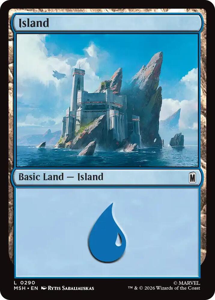 Island (0290) [Marvel Super Heroes] | Boutique FDB TCG
