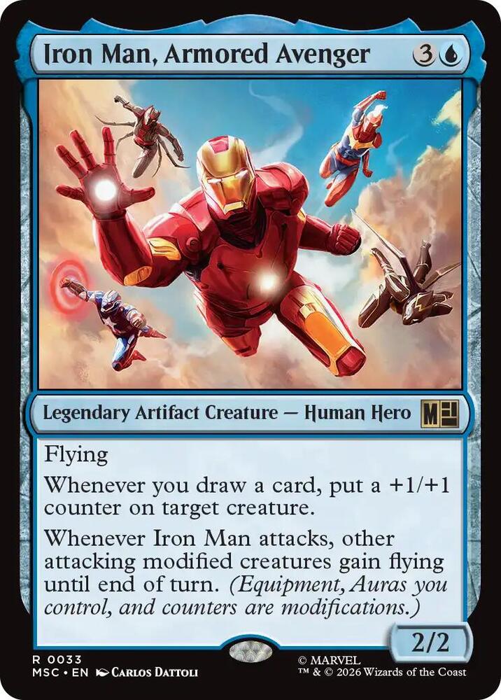 Iron Man, Armored Avenger (33) [Marvel Super Heroes Commander] | Boutique FDB TCG
