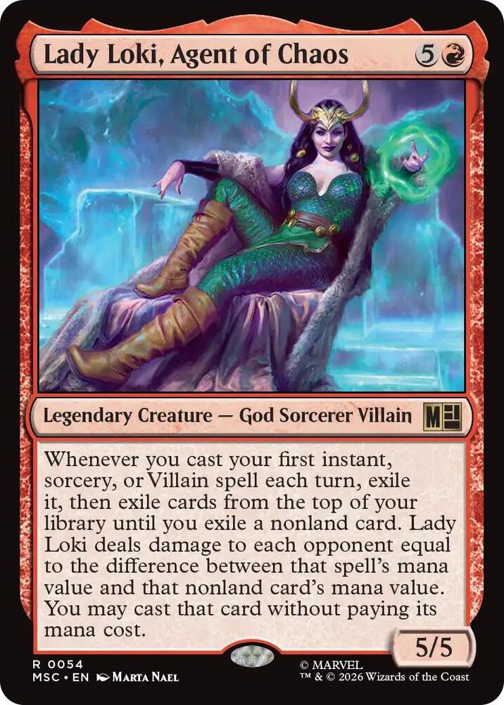 Lady Loki, Agent of Chaos (54) [Marvel Super Heroes Commander] | Boutique FDB TCG