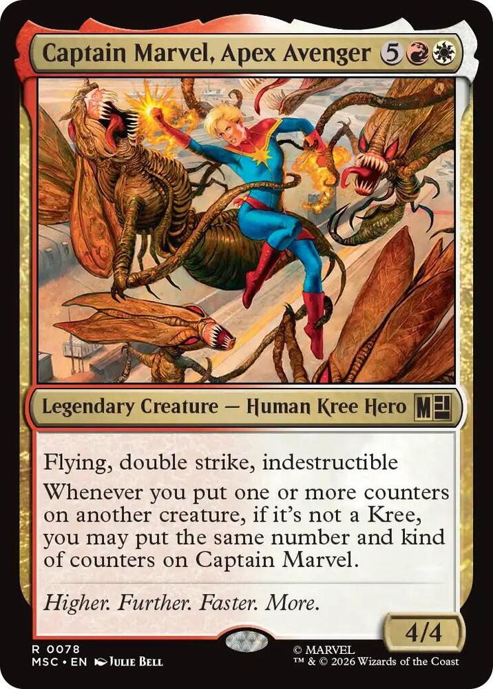 Captain Marvel, Apex Avenger (78) [Marvel Super Heroes Commander] | Boutique FDB TCG