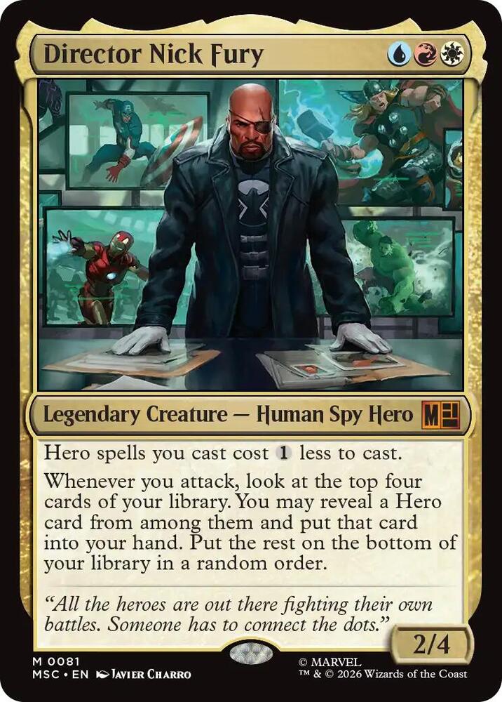 Director Nick Fury (81) [Marvel Super Heroes Commander] | Boutique FDB TCG