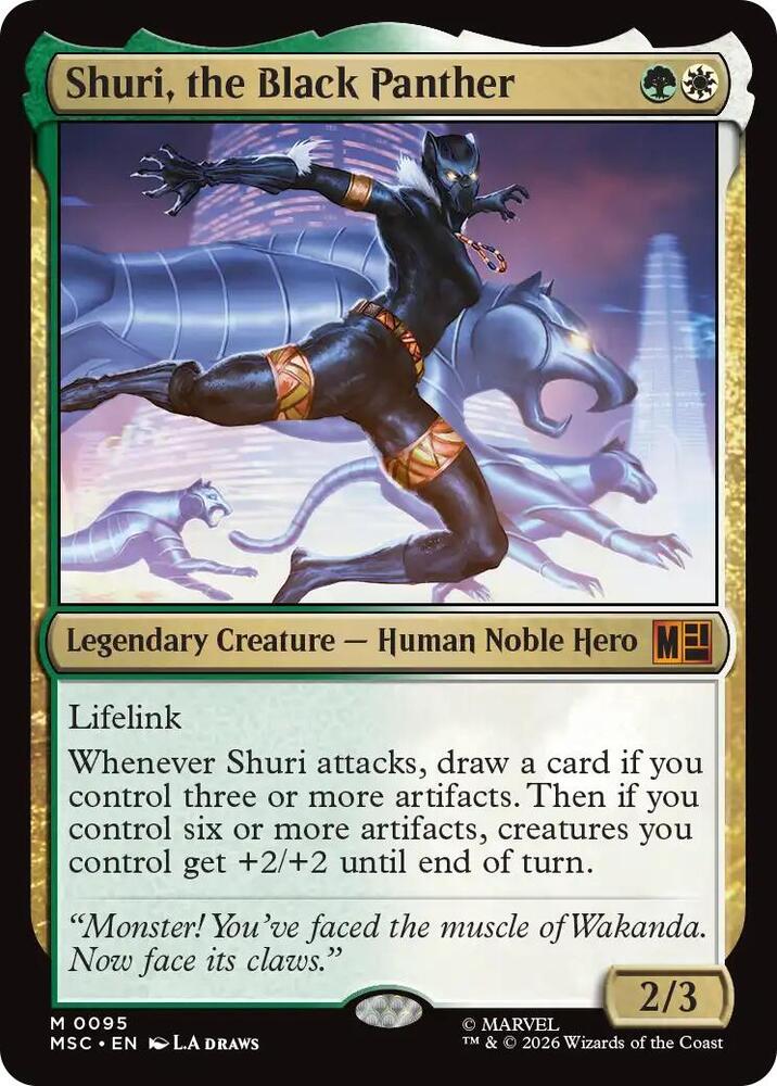 Shuri, the Black Panther (95) [Marvel Super Heroes Commander] | Boutique FDB TCG