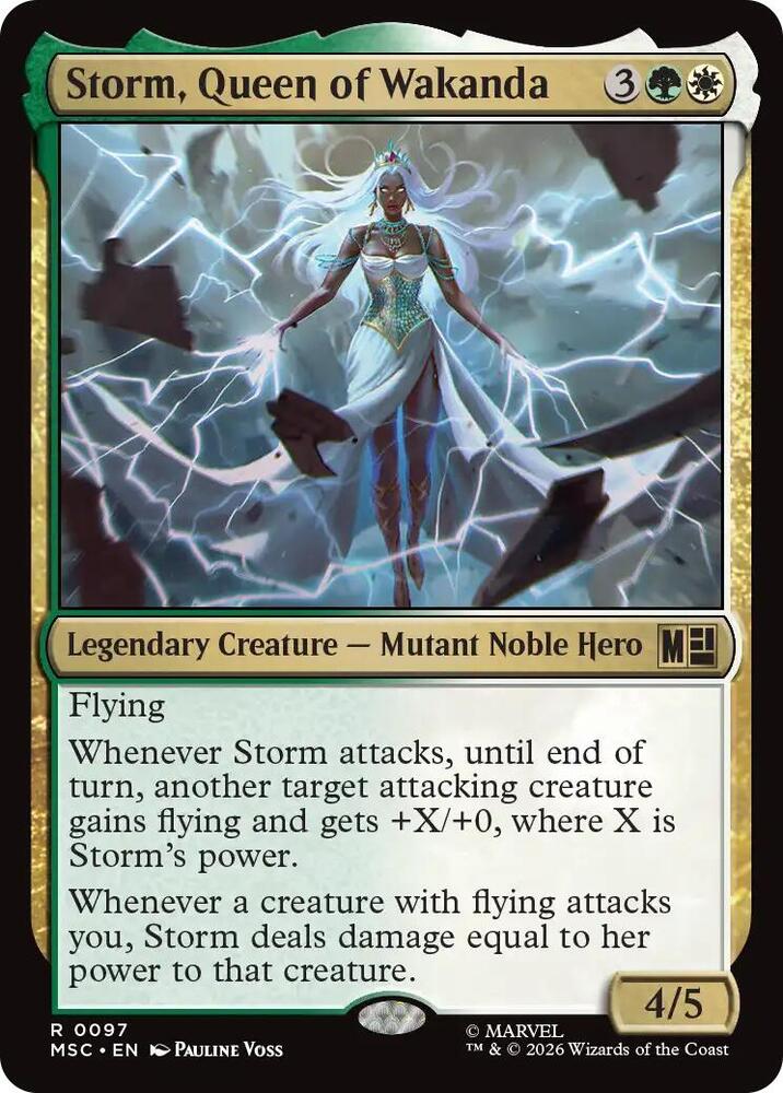 Storm, Queen of Wakanda (97) [Marvel Super Heroes Commander] | Boutique FDB TCG