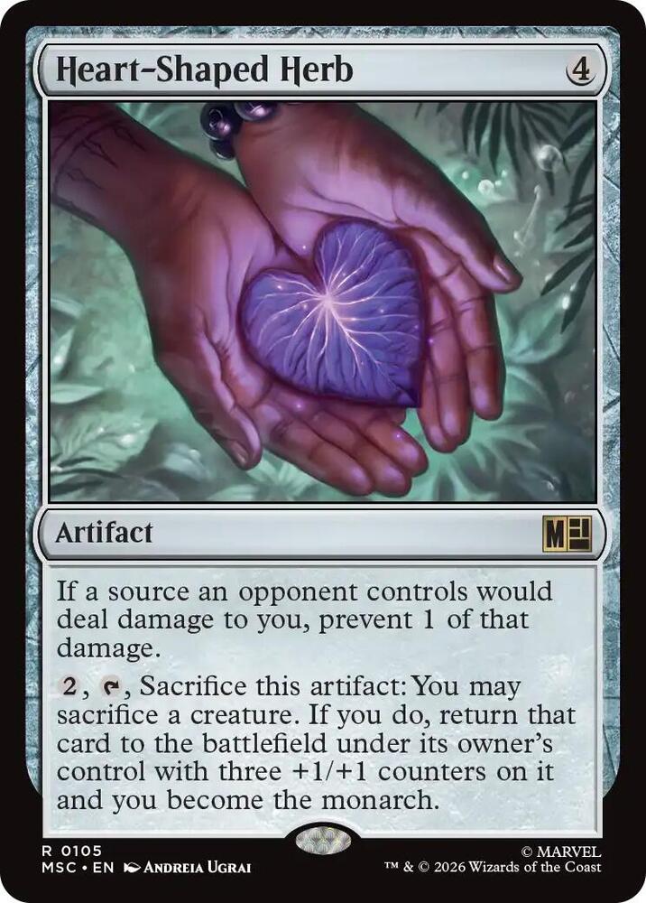 Heart-Shaped Herb (105) [Marvel Super Heroes Commander] | Boutique FDB TCG