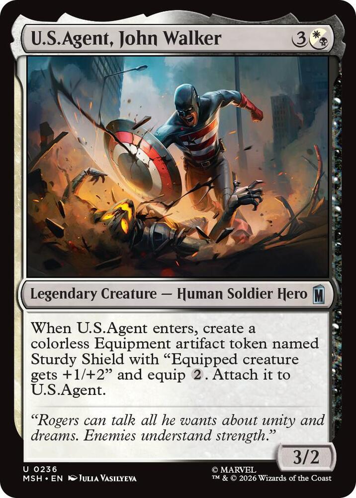 U.S.Agent, John Walker (236) [Marvel Super Heroes] | Boutique FDB TCG