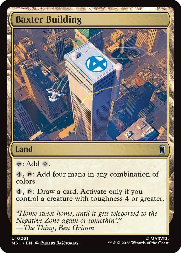 Baxter Building (261) [Marvel Super Heroes] | Boutique FDB TCG