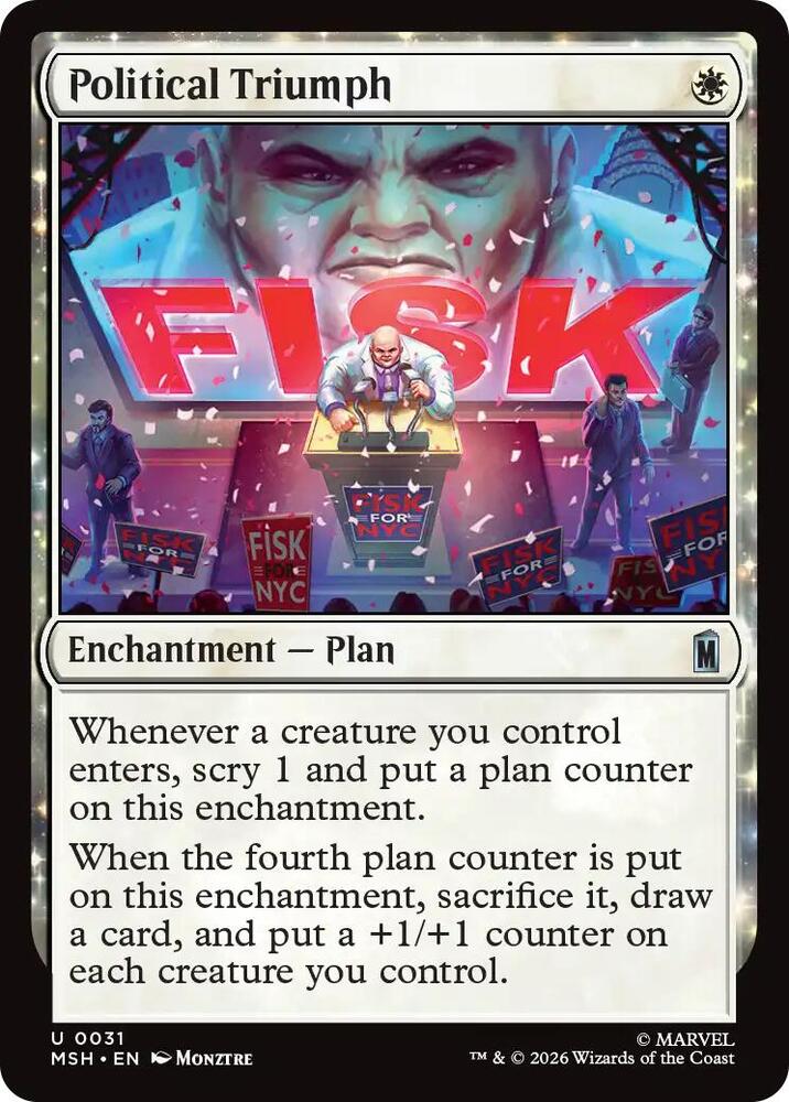 Political Triumph (31) [Marvel Super Heroes] | Boutique FDB TCG