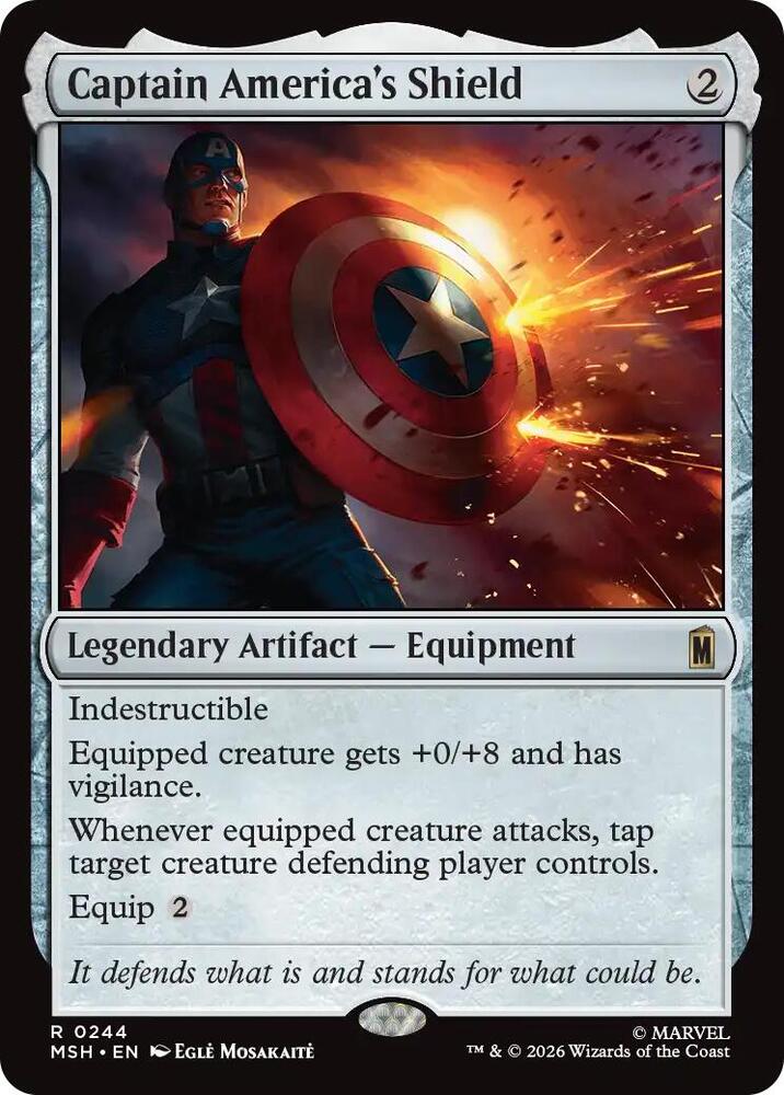 Captain America's Shield (244) [Marvel Super Heroes] | Boutique FDB TCG