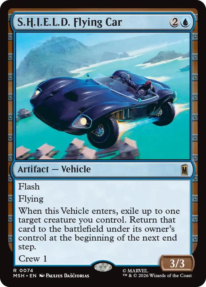 S.H.I.E.L.D. Flying Car (74) [Marvel Super Heroes] | Boutique FDB TCG
