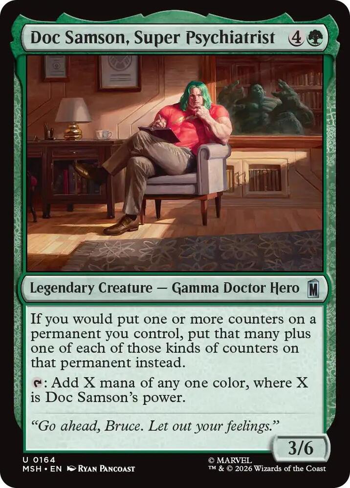 Doc Samson, Super Psychiatrist (164) [Marvel Super Heroes] | Boutique FDB TCG