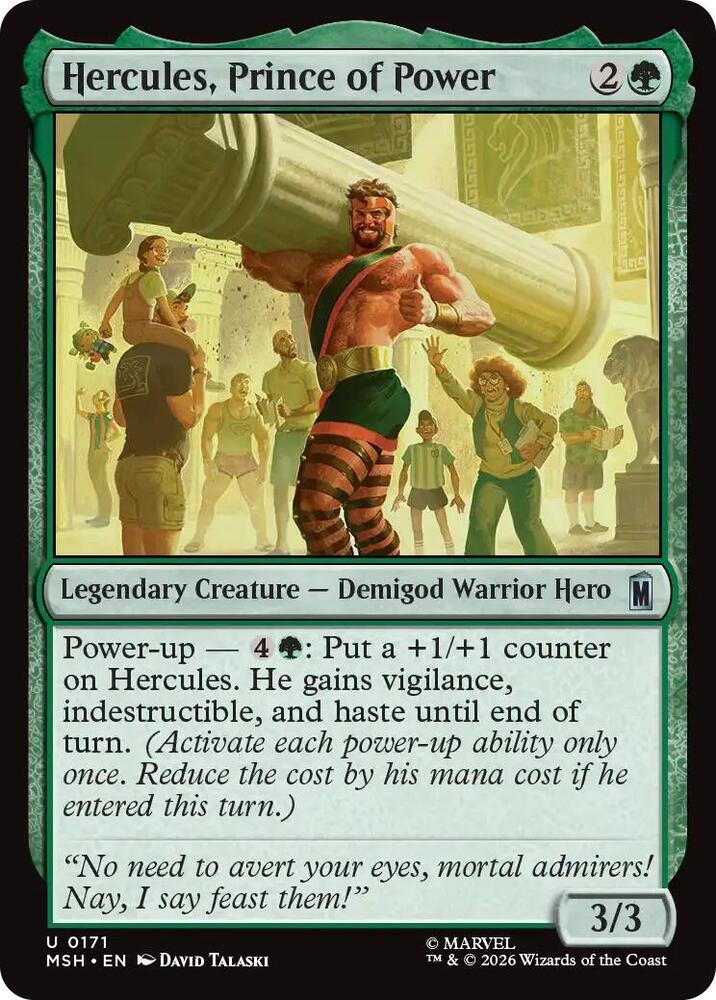 Hercules, Prince of Power (171) [Marvel Super Heroes] | Boutique FDB TCG